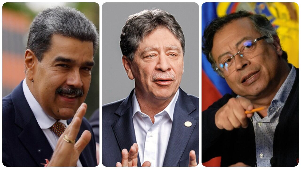 Nicolás Maduro, Bruce Mac Master y Gustavo Petro