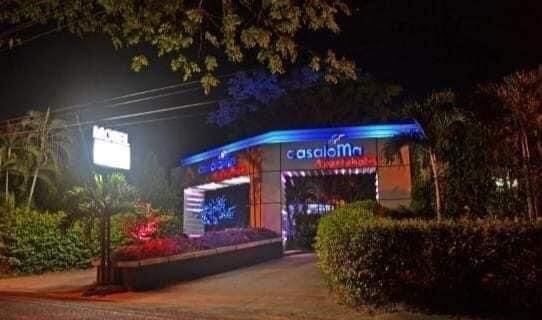 Motel donde la pareja apareció sin vida.