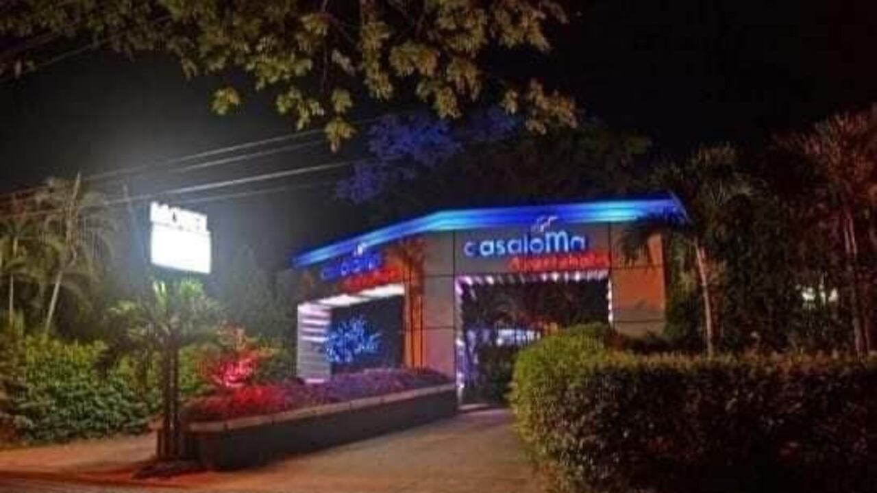 Motel donde la pareja apareció sin vida.