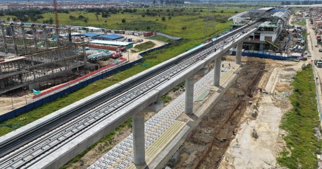 ¿Cómo va la construcción del Metro de Bogotá? La línea 1 ya completó 14 kilómetros de viaducto