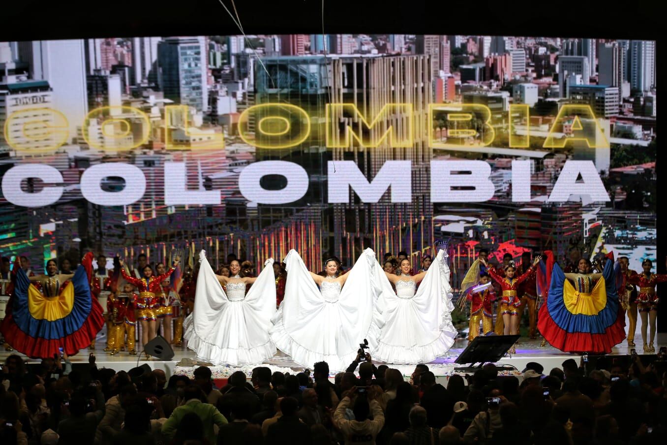 Celebración del triunfo de Gustavo Petro en Movistar Arena