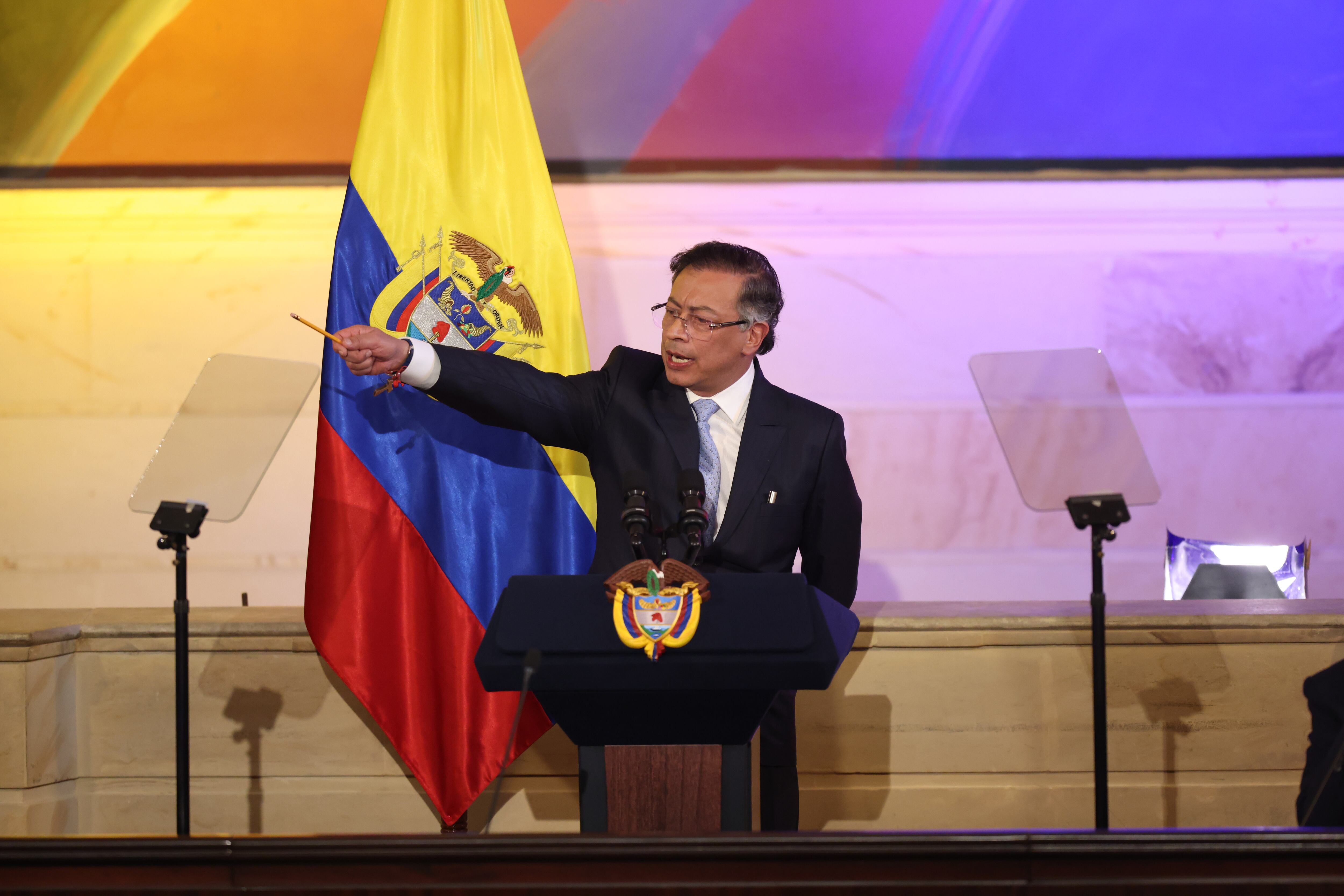 Instalación del Congreso 2025, Presidente Gustavo Petro