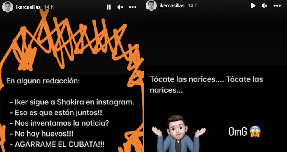 Las historias en Instagram de Iker Casillas