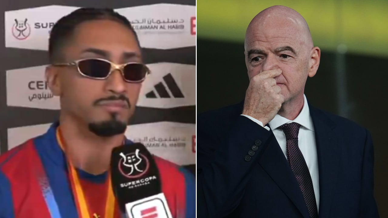 Raphinha aprovechó para criticar la elección del once ideal en la Fifa