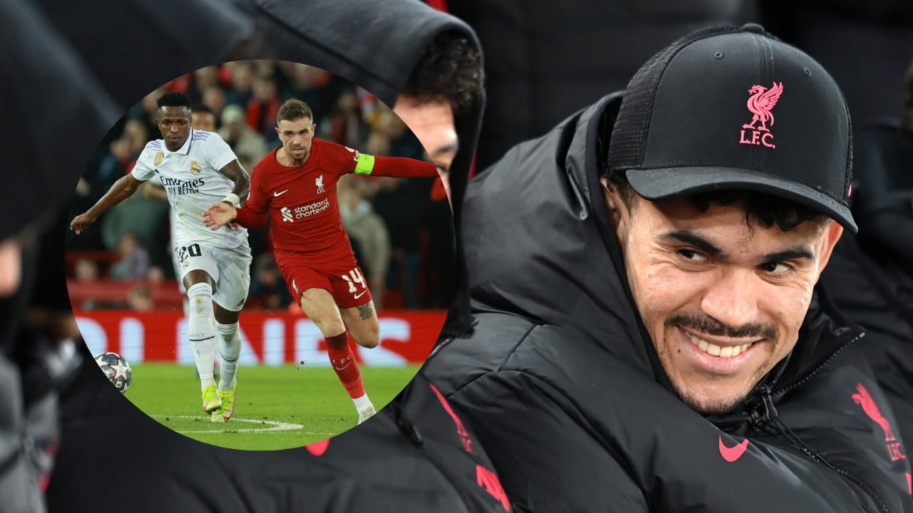 Luis Díaz se robó el show en medio del juego entre Liverpool y Real Madrid.