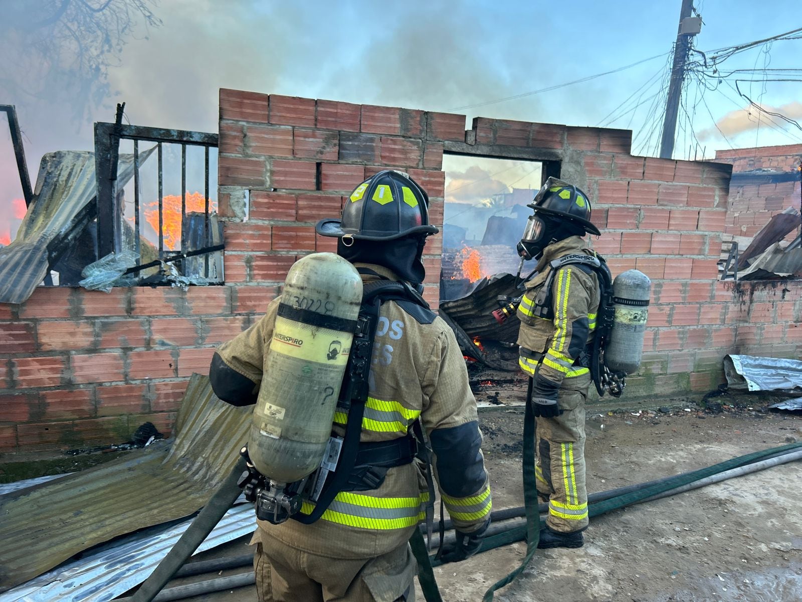 Cuerpo de Bomberos de Bogotá atendió incendio en Ciudad Bolívar