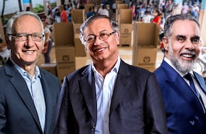 Guillermo Alfonso Jaramillo , Gustavo Petro y Armando Benedetti