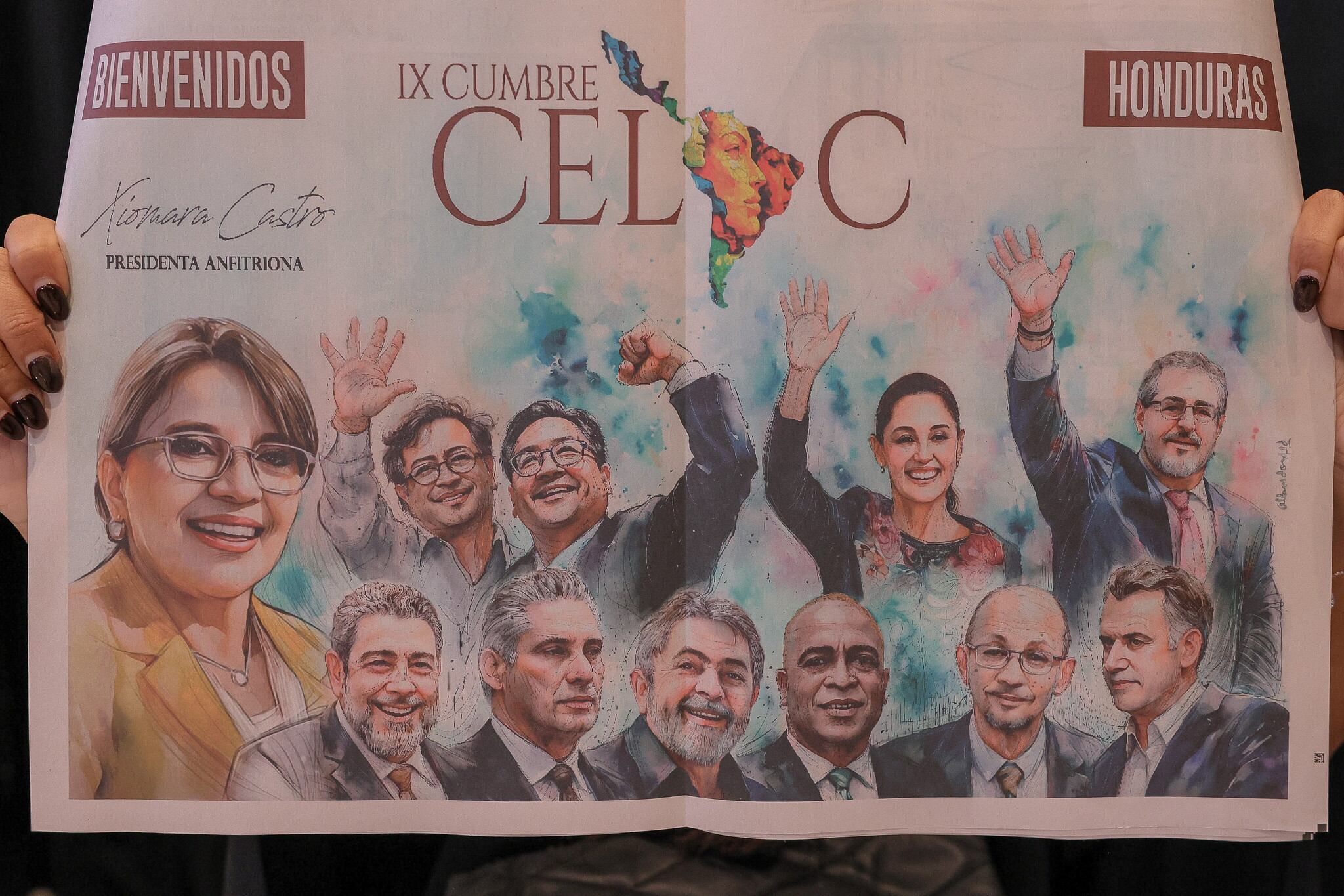 Imagen promocional de la Celac adelantada en Tegucigalpa (Honduras)