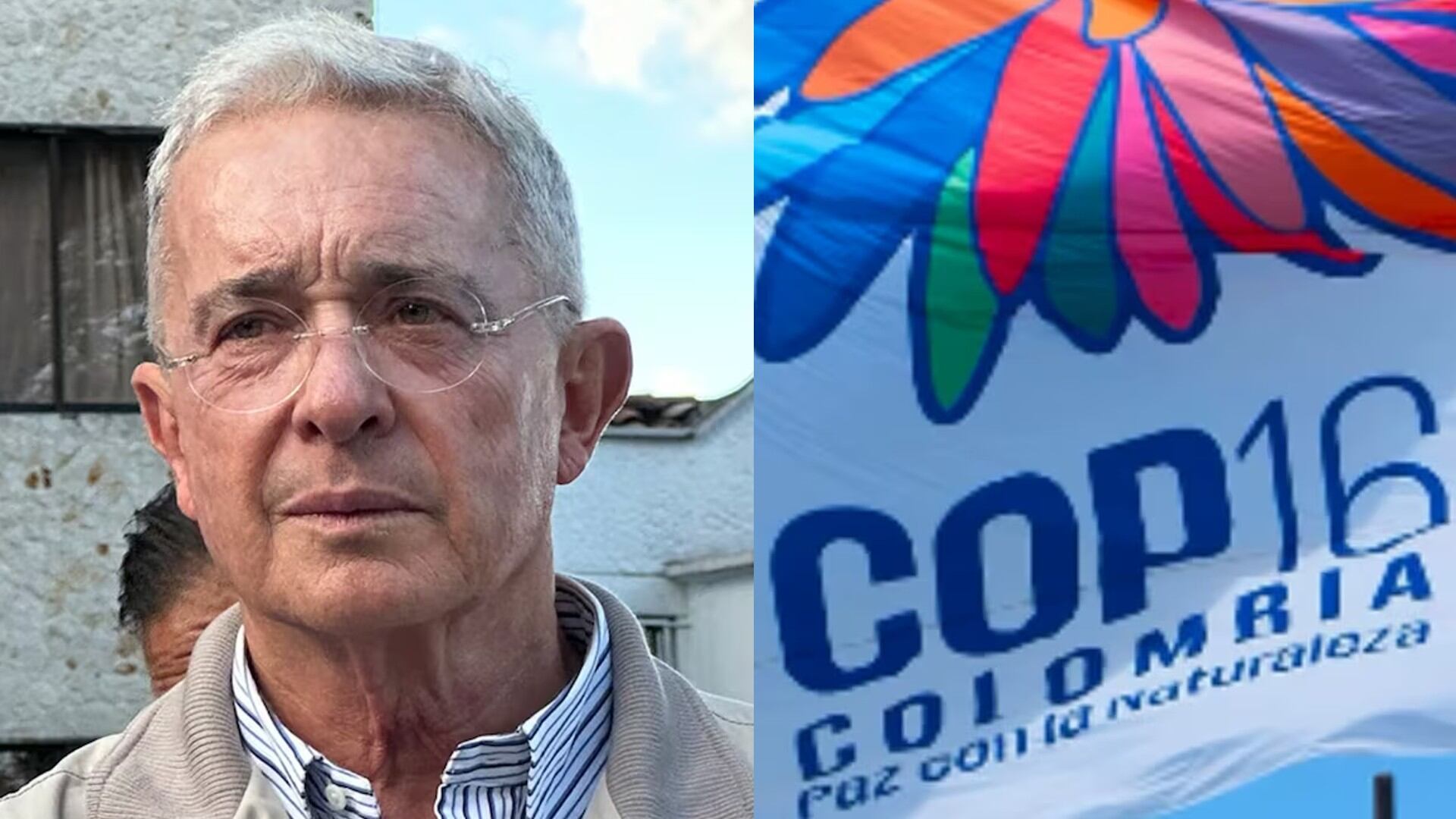 Álvaro Uribe Vélez habló sobre los retos que hay en la COP16, que se realiza en Cali, para Colombia.