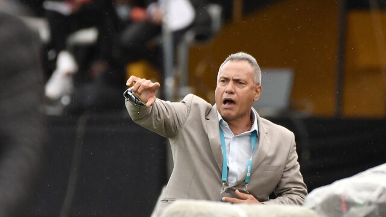 Hernán Torres el día que consiguió la tercera estrella del Tolima, en Bogotá, ante Millonarios (2021-l).