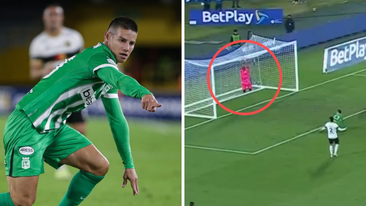 Atajada de Wuilker Faríñez le ahogó el grito de gol a James Rodríguez.