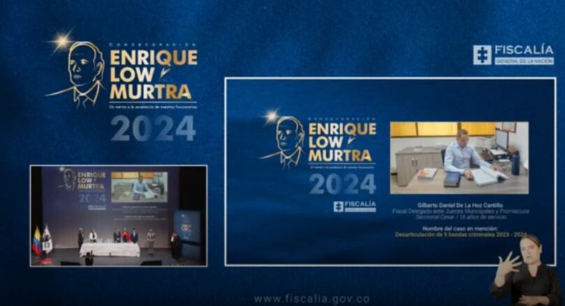 Entrega de la Medalla Enrique Low Murtra de la Fiscalía 2024