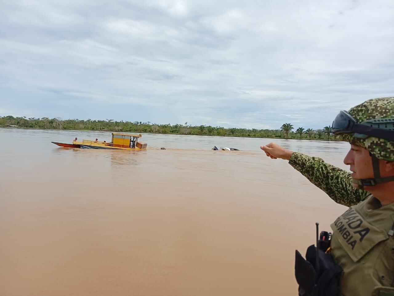 La Armada investiga las circunstancias de tiempo, modo y lugar del incidente entre militares y lancha de alcaldía de Mosquera, Nariño.