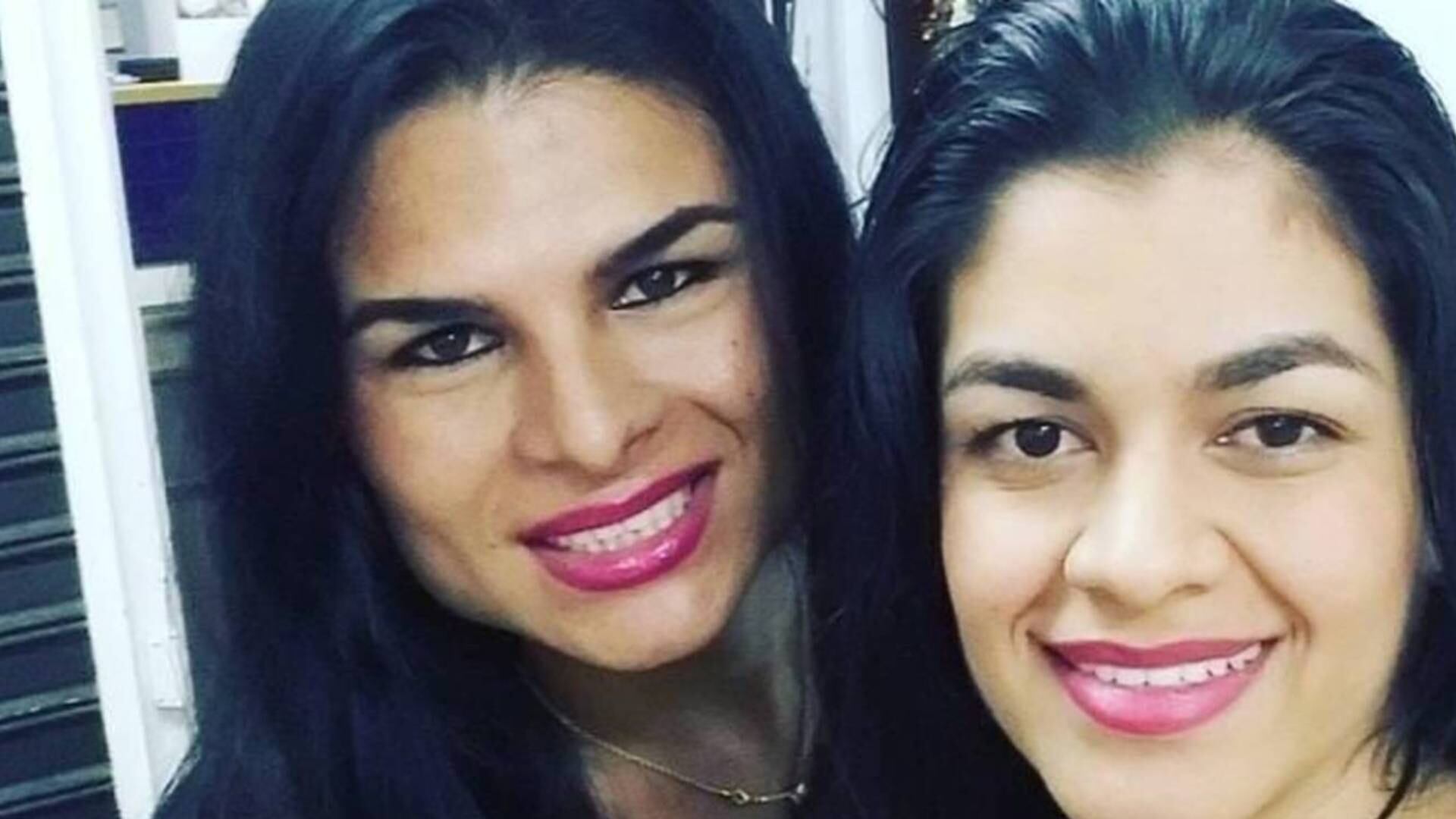 Juliana Giraldo y su hermana, Aura María.