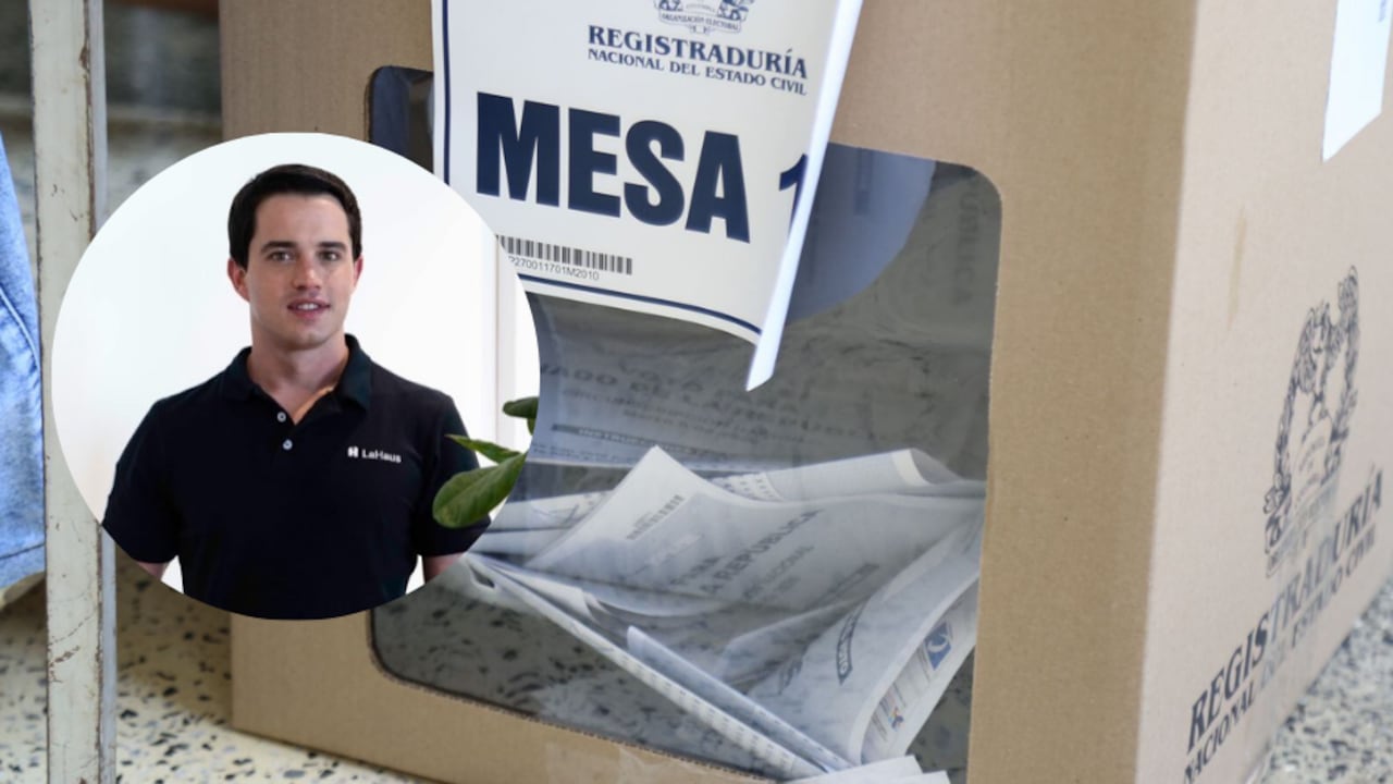 Jerónimo Uribe, hijo del expresidente Álvaro Uribe, e imagen de referencia de elecciones.