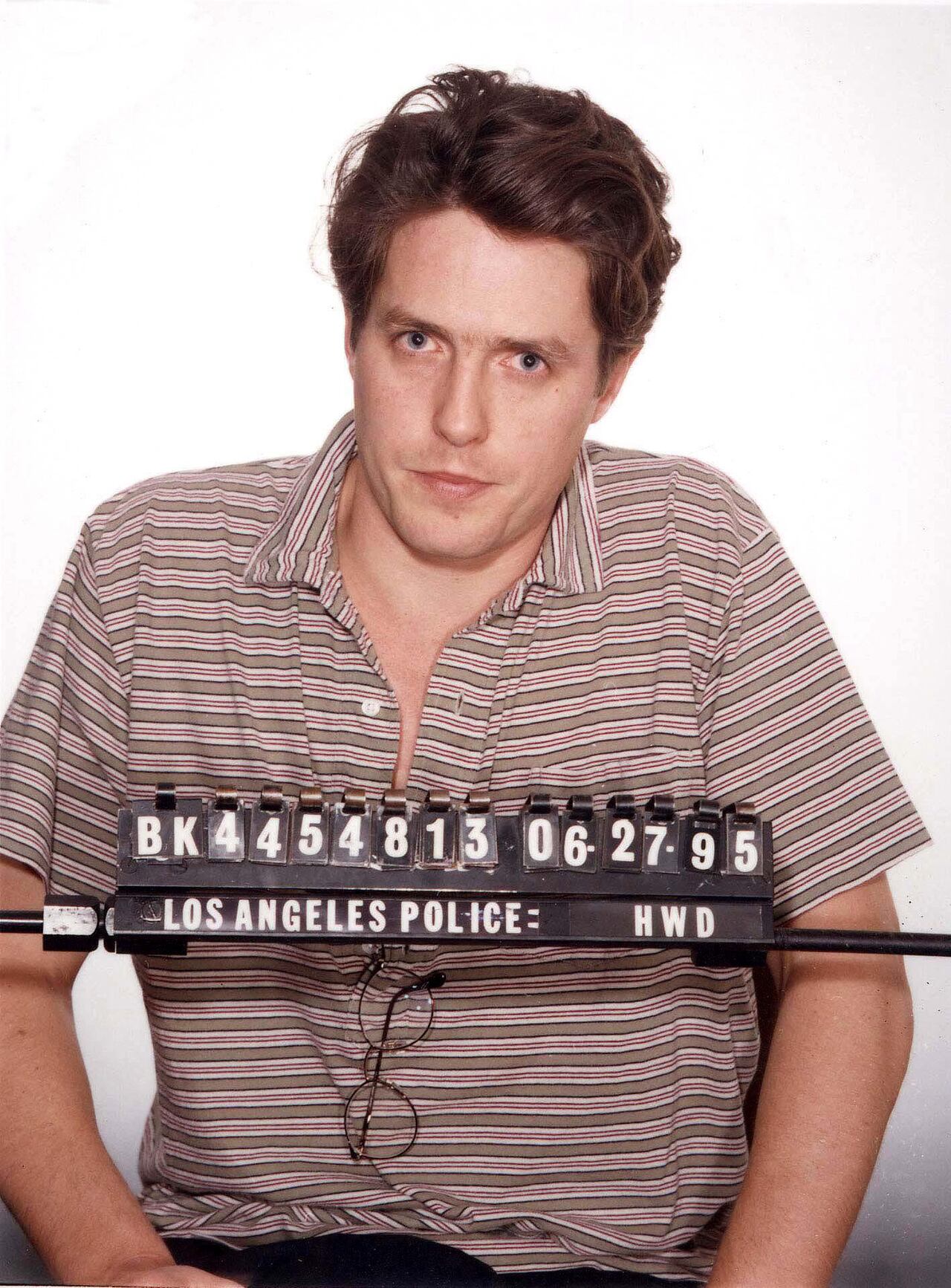 La foto del registro policial de Grant en aquel verano de 1995.
