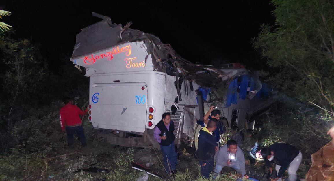 El accidente se produjo sobre las 8:00 p.m. (hora local) de la noche del jueves, al parecer, luego de que el conductor perdió el control en el momento en que tomaba la curva. S