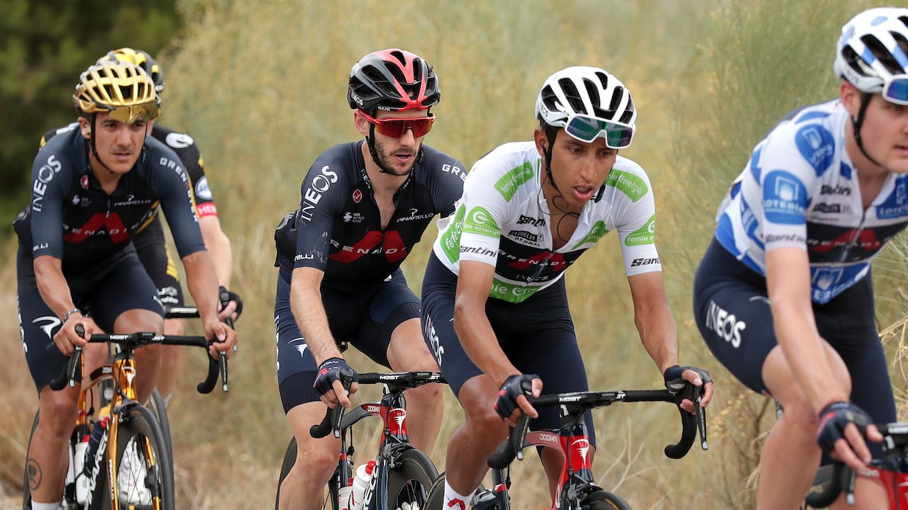 Egan Bernal en la Vuelta a España