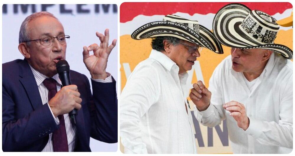 Darío Acevedo, exdirector de Memoria Histórica, molesto por el encuentro e intercambio de sombreros entre Gustavo Petro y Salvatore Mancuso.