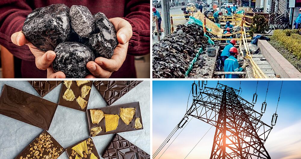 Coque, energía, servicios de ingeniería y productos de chocolate son los sectores en los que operan los ganadores.