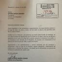 José Alfredo Marín, senador conservador, renuncia a su curul.