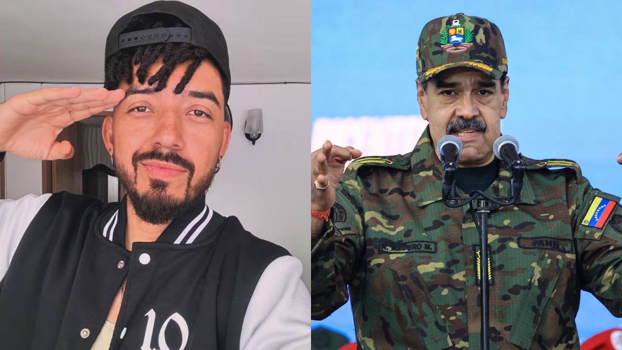 El humorista lució la misma sudadera que el dictador venezolano.
