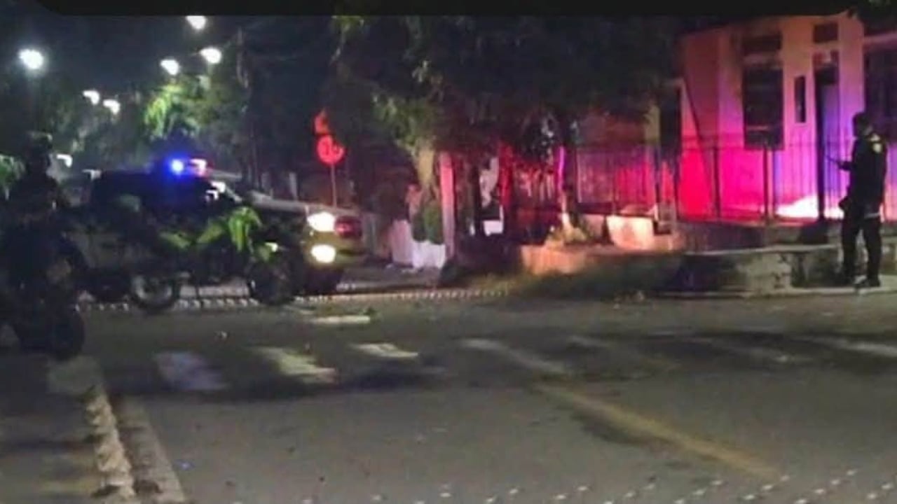 Este es el sitio en el que se registró la explosión.