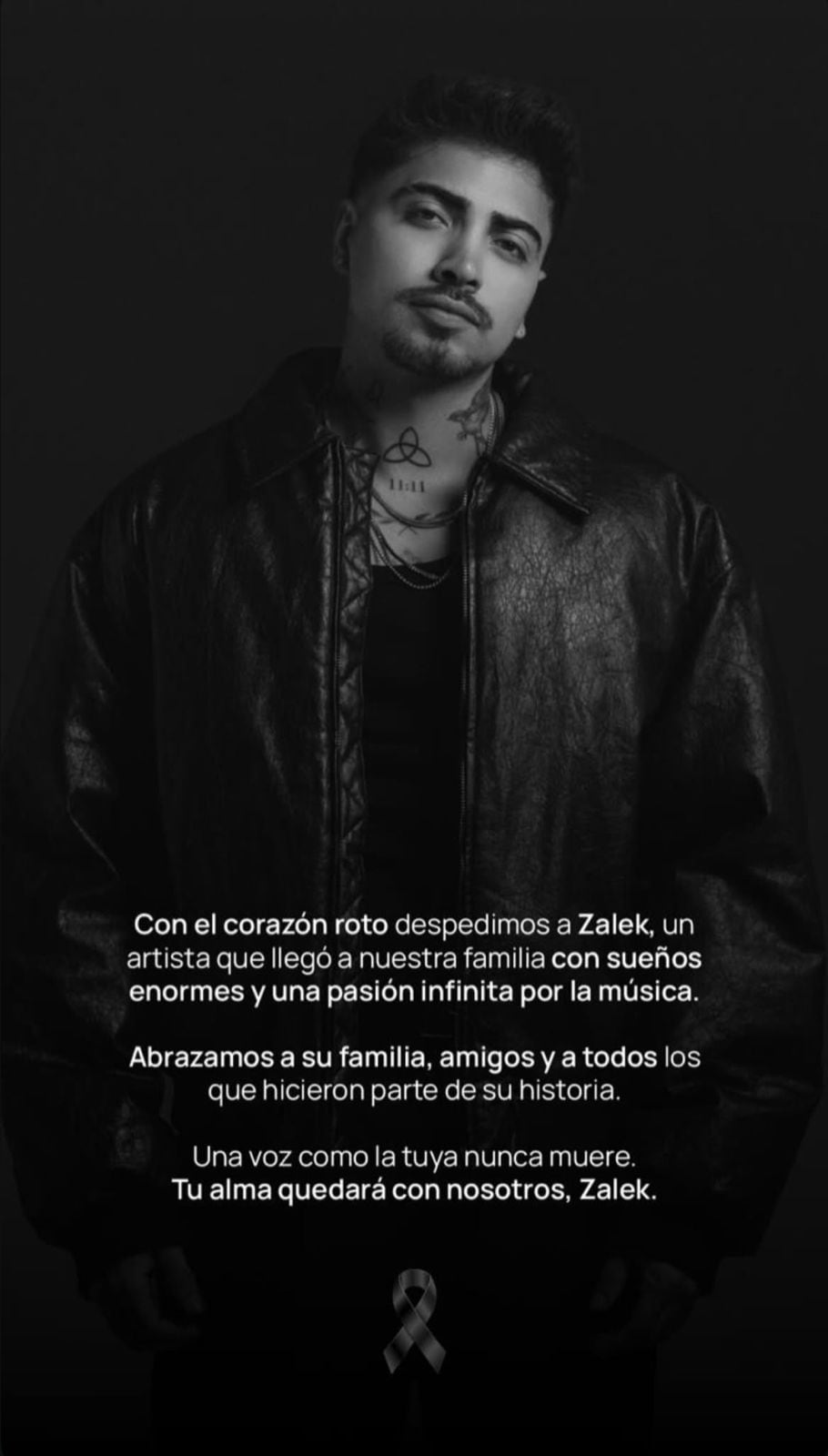 Zalek, artista que murió en Medellín.