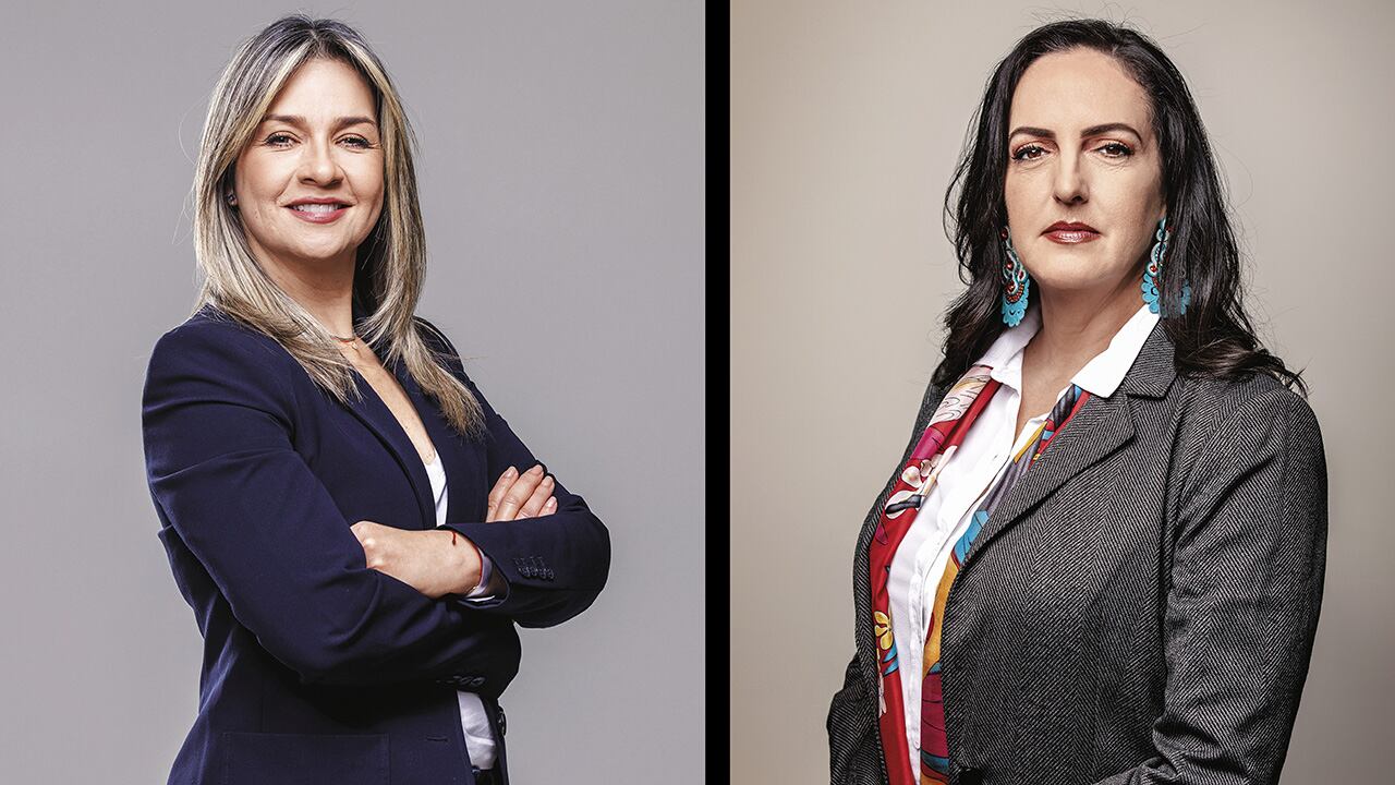 Vicky Dávila, precandidata presidencial, y María Fernanda Cabal, senadora del Centro Democrático, han sido objeto de seguimiento por el ELN.