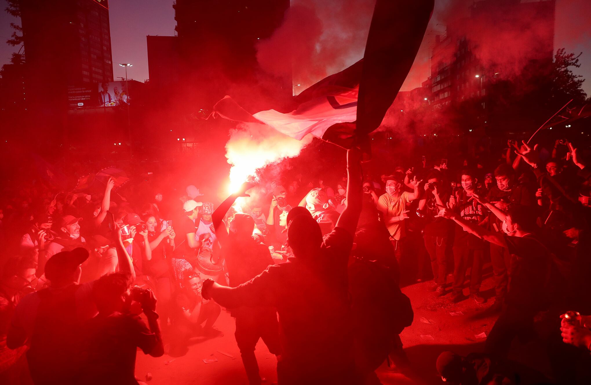 En Imágenes : Protestas en Chile por aniversario contra el gobierno