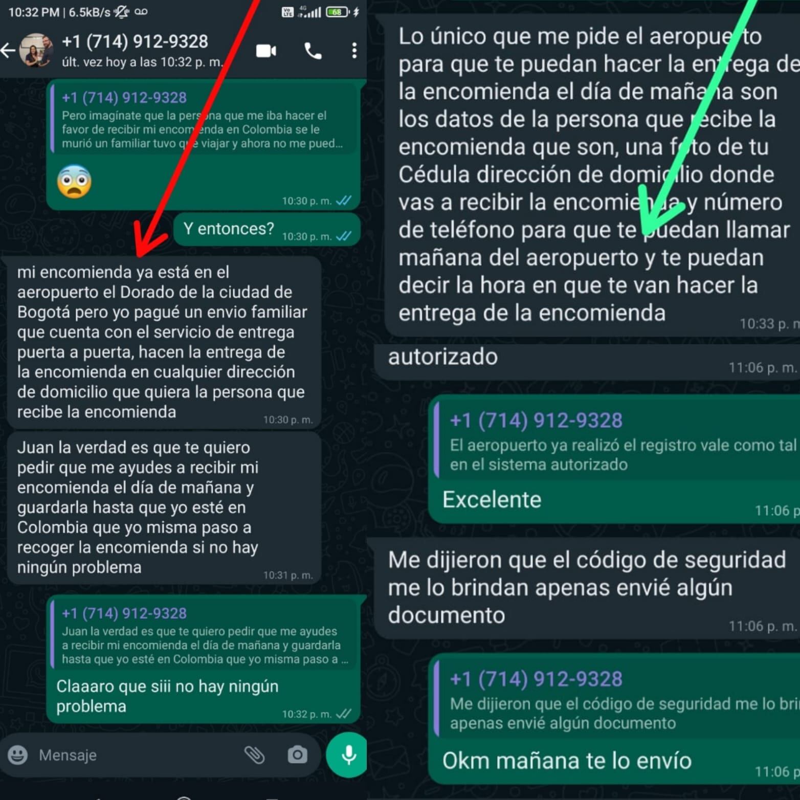 Los estafadores amenazaron a la víctima con una supuesta multa que tendría que pagar.