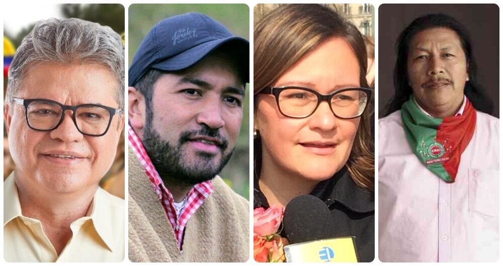 Las figuras del Pacto Histórico que podrían quedarse por fuera del Congreso, si quedan por debajo del décimo puesto en la lista.