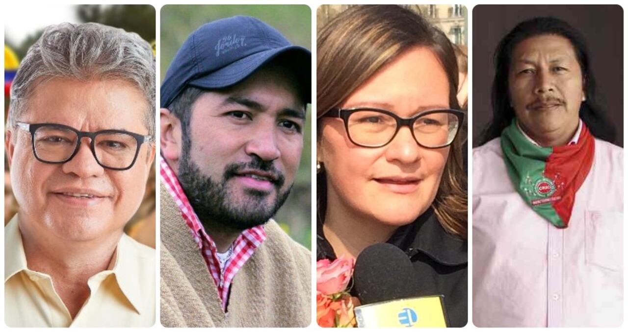 Las figuras del Pacto Histórico que podrían quedarse por fuera del Congreso, si quedan por debajo del décimo puesto en la lista.