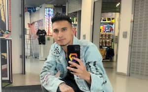 El joven es muy activo en sus redes sociales