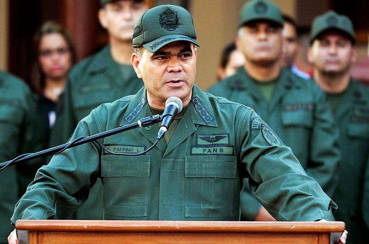 El ministro de Defensa de Venezuela, Vladimir Padrino.