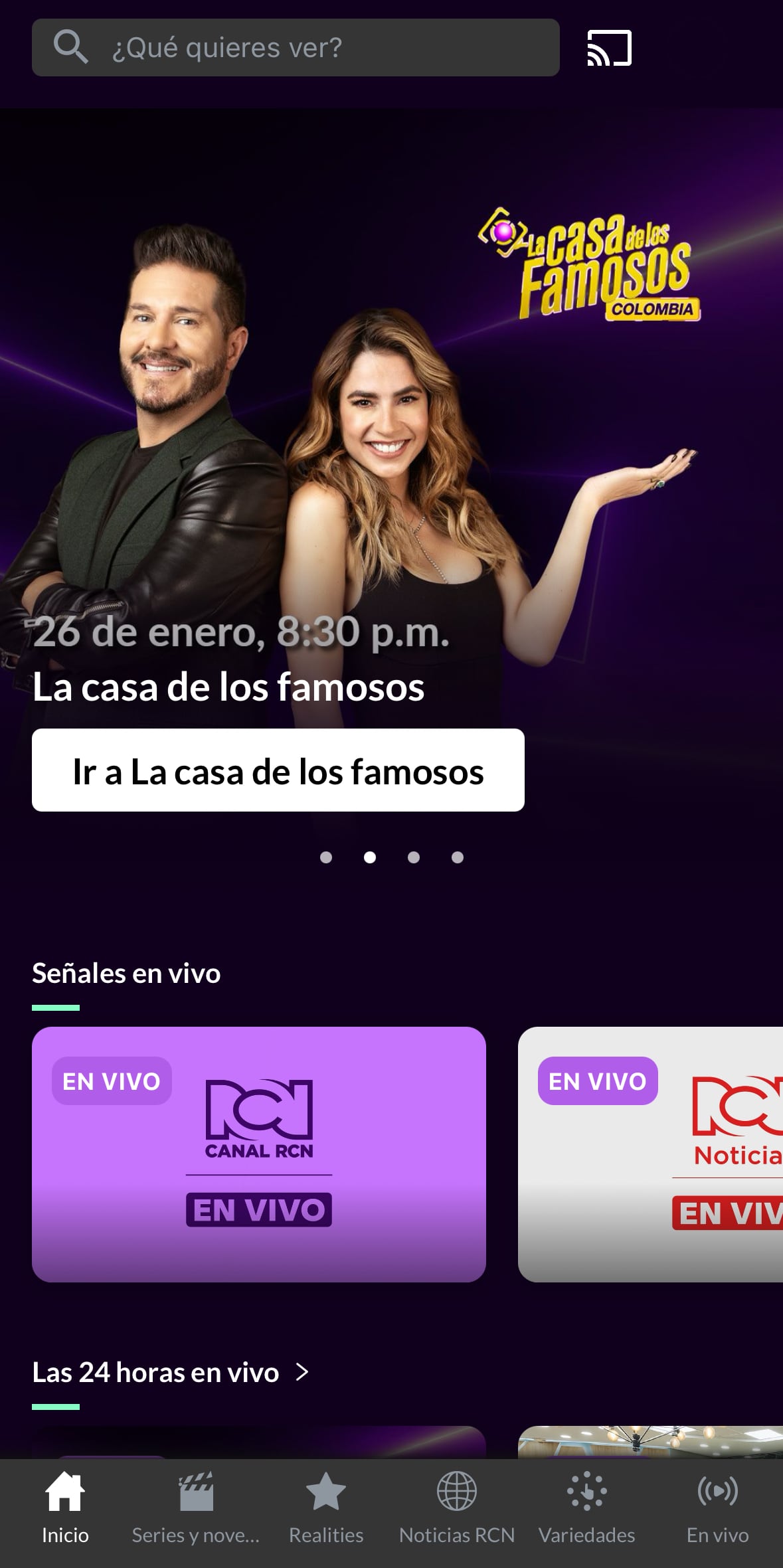 Aquí podrá ver todo el contenido en vivo de 'La casa de los famosos'.