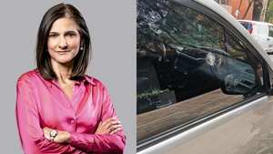 Atacan a pedradas carro de la Ministra de Transporte en Suba