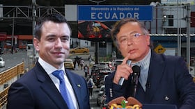 Gustavo Petro + Daniel Noboa frontera Colombia y Ecuador