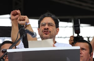 Iván Cepeda en Barranquilla.