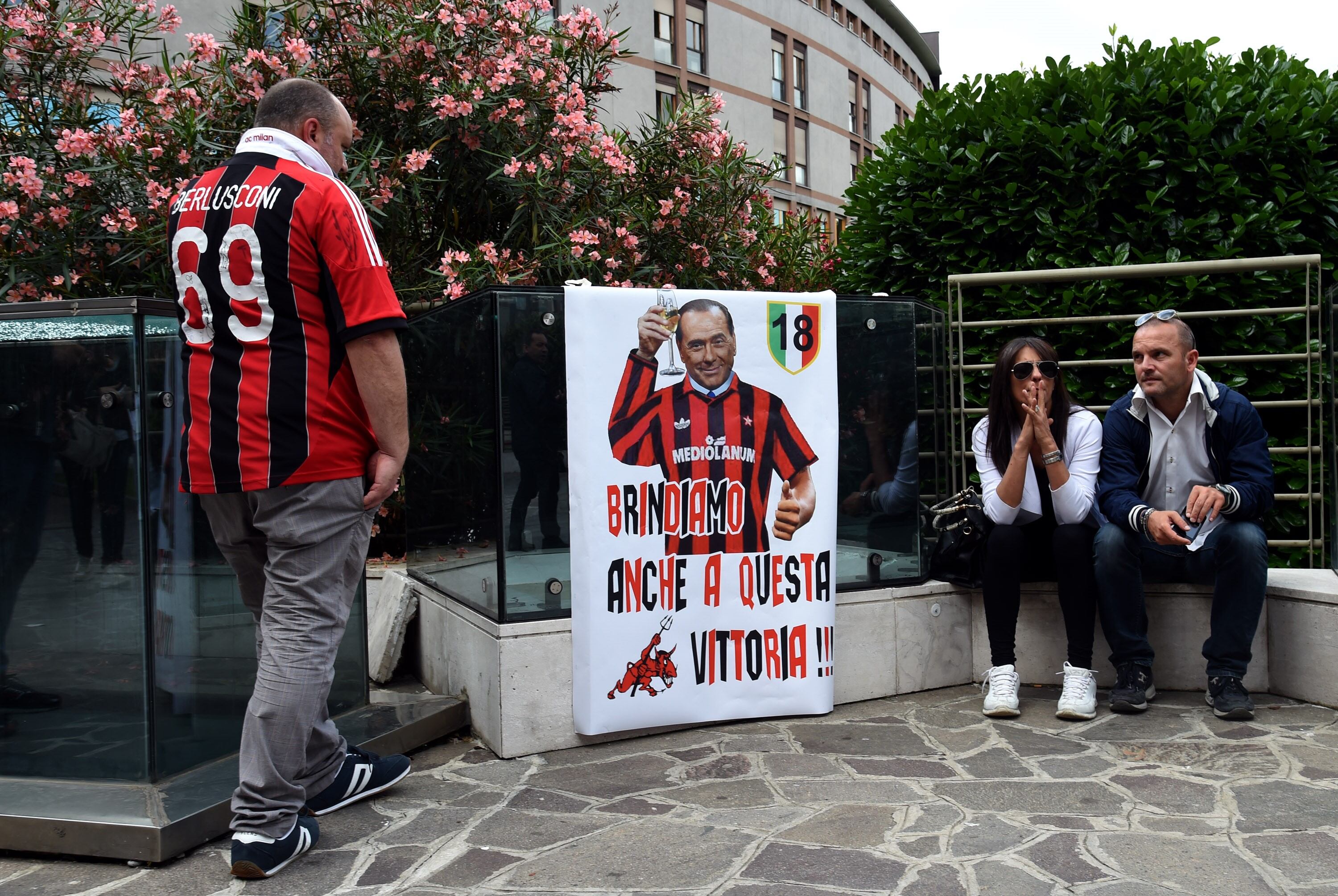 Berlusconi estuvo al frente del Milan.