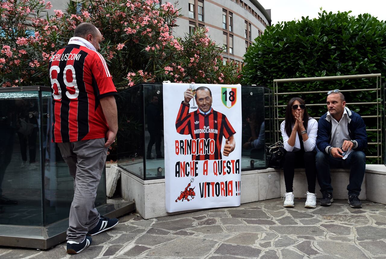 Berlusconi estuvo al frente del Milan.