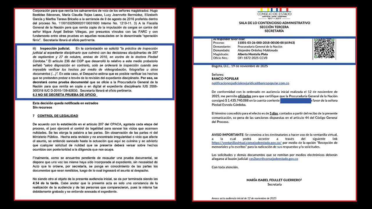 Los documentos en poder de SEMANA dan cuenta de cómo se ha reactivado en el Consejo de Estado el proceso contra el exprocurador Alejandro Ordóñez.