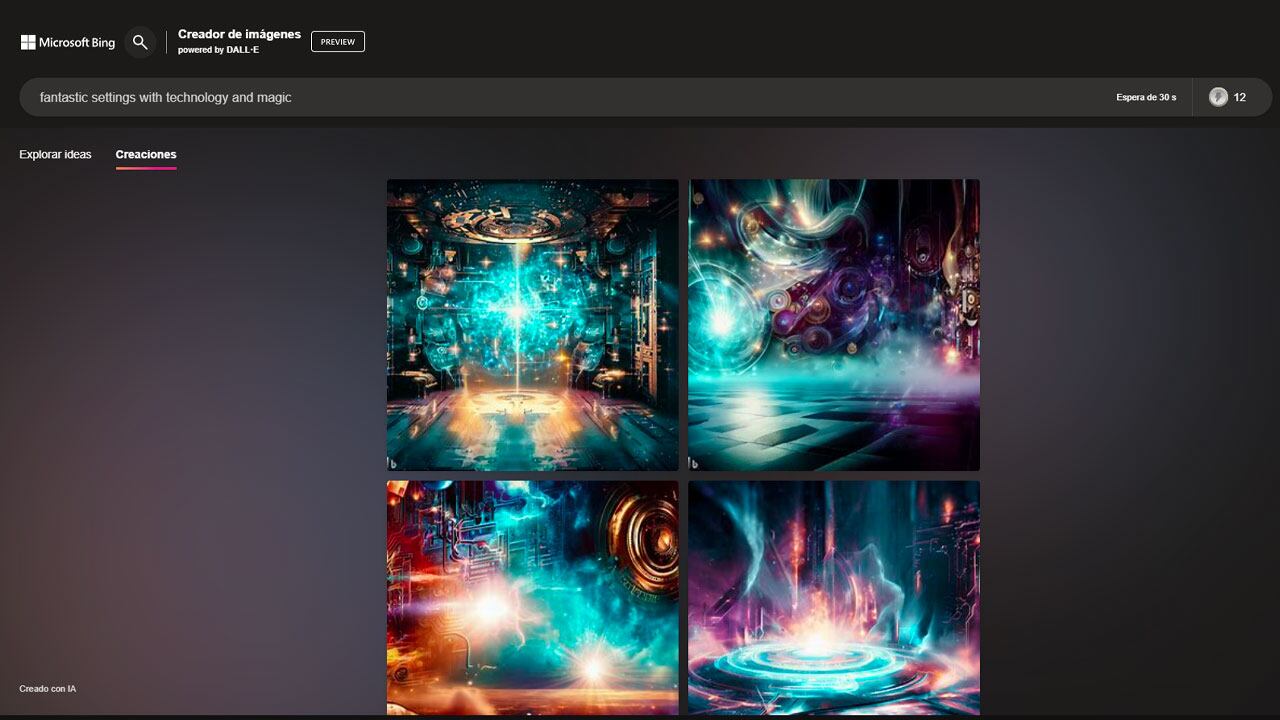 La inteligencia artificial de Bing permite generar imágenes superrealistas.