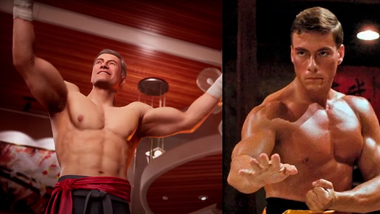 Skin de Jean-Claude Van Damme para Johnny Cage en Mortal Kombat 1