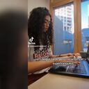 Sofía mostró algunas de las actividades que realiza en el trabajo.