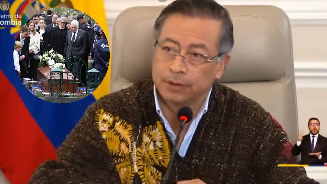 Petro aprovechó el Consejo de Ministros para lanzar críticas contra el fallecido senador.