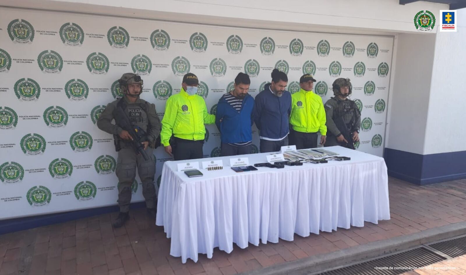 Los afectados con la decisión son los hermanos Hernán Mauricio y Christian Leonardo Arias Calero, conocidos con los alias de Matías y Andrés, respectivamente.