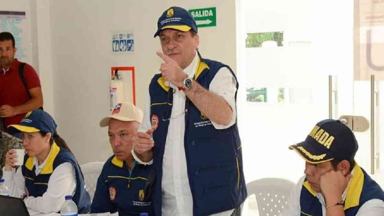 Eduardo José González, director de la Unidad Nacional de Gestión del Riesgo y Desastre. Foto: Gobernación del Guainía