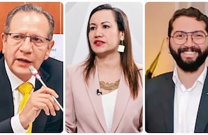 Luis Guillermo Pérez, Carolina Corcho y Moisés Ninco.
