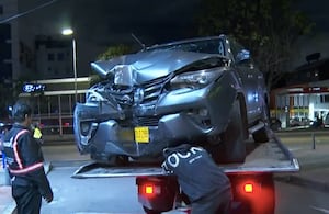 Camioneta que había sido hurtada en Bogotá.